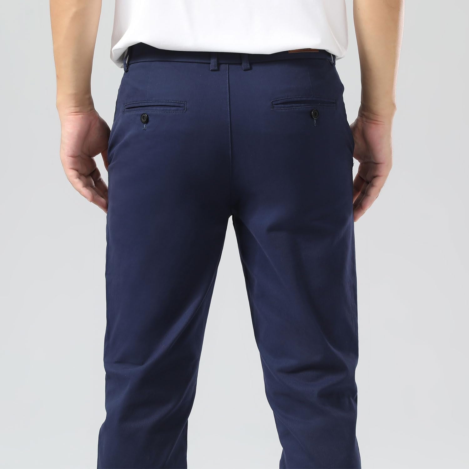 Men’S Slim Fit Khaki Pants Men’S Tapered Chino Pants