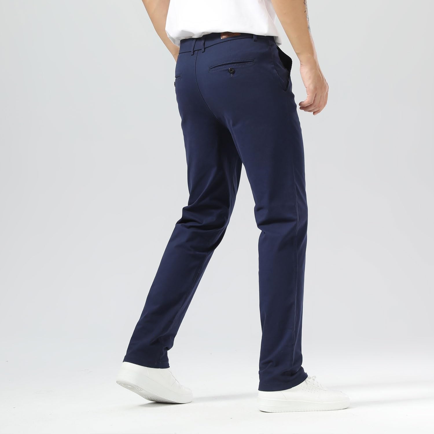 Men’S Slim Fit Khaki Pants Men’S Tapered Chino Pants