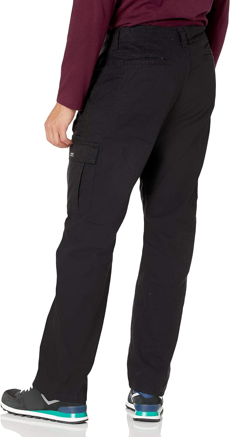 Authentics Men'S Relaxed Fit Stretch Cargo Pant, Black, 34W X 30L